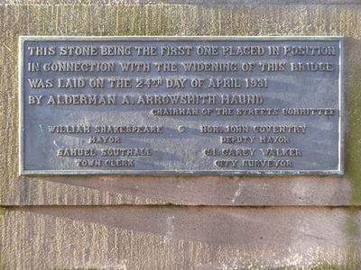 Commemoration plaque