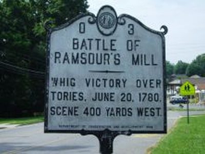 BATTLE OF RAMSOUR'S MILL