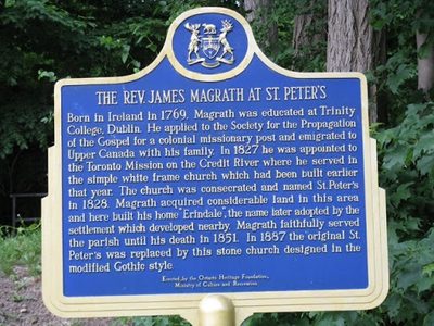 The Reverend James Magrath at St. Peter's
