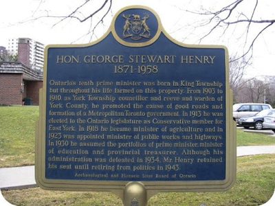 Honourable George Stewart Henry 1871-1958
