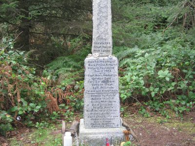 Norwegian Memorial - Crew of the bark Prince Arthur which foundered January 2, 1903