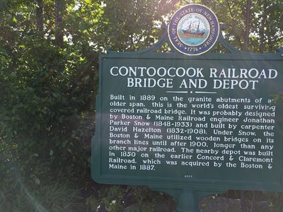 Contoocook Railroad Bridge and Depot