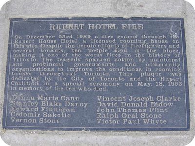 Rupert Hotel Fire