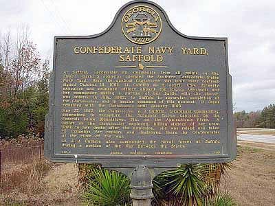 Confederate Navy Yard, Saffold