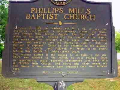 Phillips Mills Baptist Church