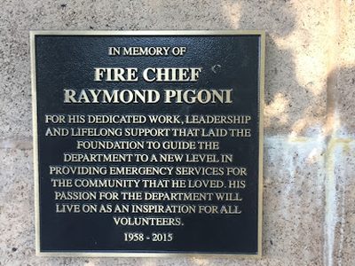 Fire Chief Raymond Pigoni