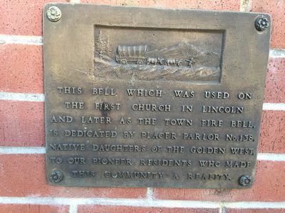 Bell of the First Church in Lincoln