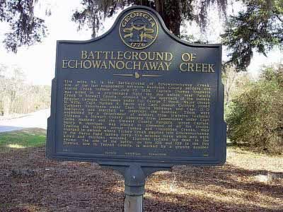 Battleground of Echowanochaway Creek