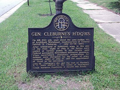 Gen. Cleburne's Headquarters