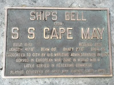 Ship's Bell From S. S. Cape May