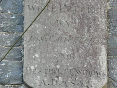 Plaque, "Widows Row"