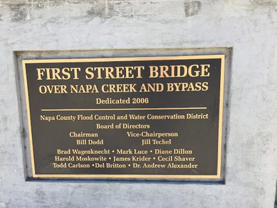 First Street Bridge Over Napa Creek and Bypass