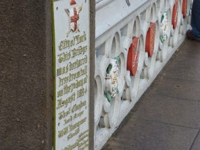 York: toll removal plaque on Lendal Bridge