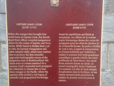 Captain James Cook Monument - Fort Needham Memorial Park