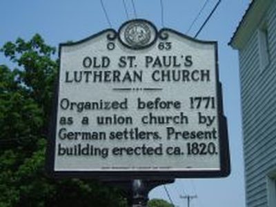 OLD ST. PAUL'S LUTHERAN CHURCH
