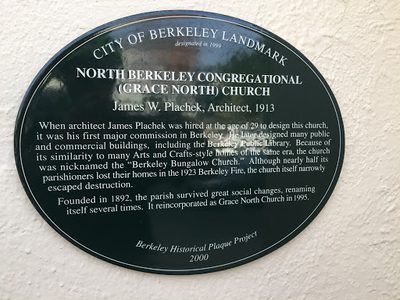 North Berkeley Congregational (Grace North) Church