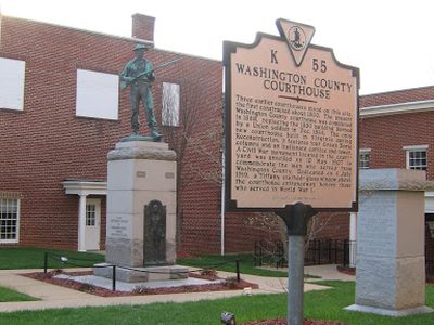 Marker: Washington County Courthouse (K 55)