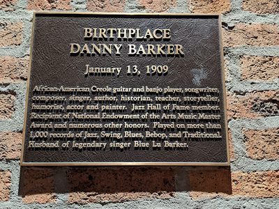 Birthplace Danny Barker