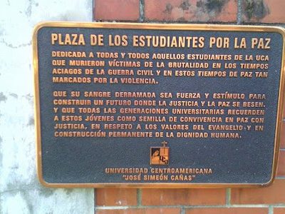 Plaza de los Estudiantes por la Paz