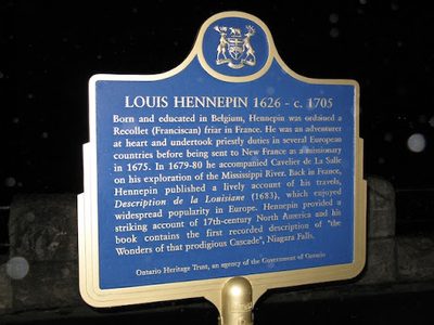 Louis Hennepin 1626 - c. 1705