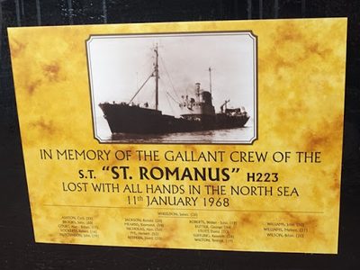 In memory of the gallant crew of the St Romanus