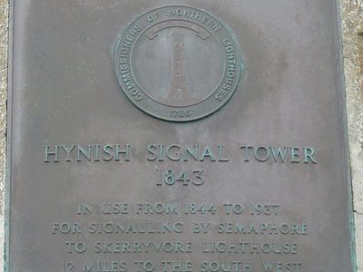 Hynish Signal Tower plaque