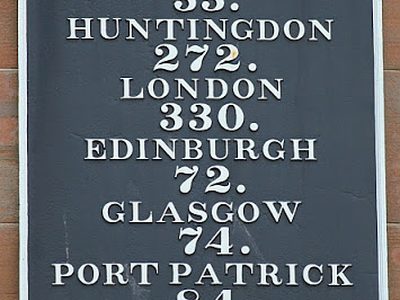 Miles from Dumfries