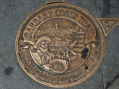 San Francisco Barbary Coast Marker