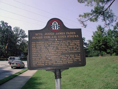 Site: Judge James Paden House: Gen. J. D. Cox's H'DQ'RS