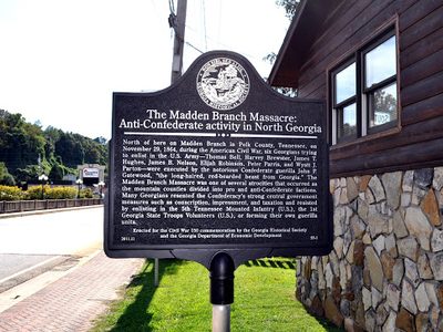 The Madden Branch Massacre: Anti-Confederate activity in North Georgia