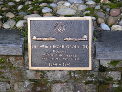 The plaque on Debach Village Sign