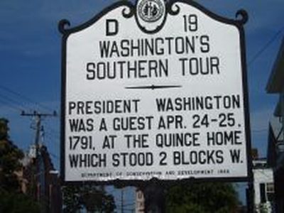 WASHINGTON'S SOUTHERN TOUR