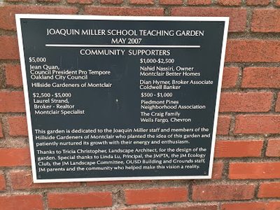 Joaquin Miller Teaching Garden