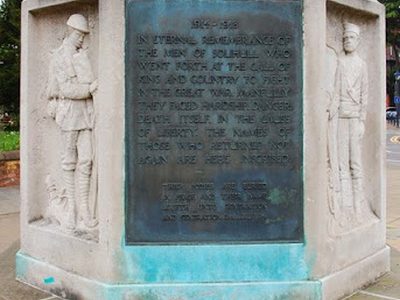 War Memorial (2), St. Alphege Square, Solihull