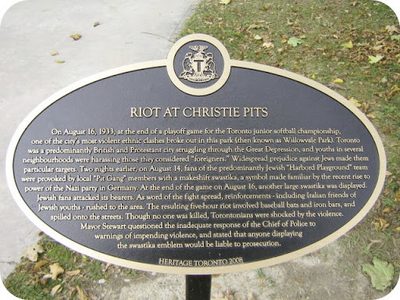 Riot at Christie Pits