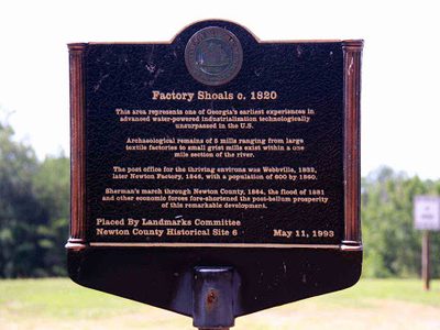 Factory Shoals - 1820