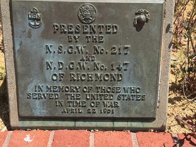 In Memory of Those Who Served the United States in Time of War