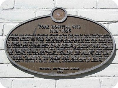 York Hospital Site 1829-1856