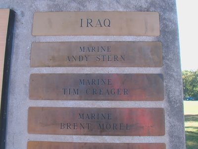 Veterans Plaza Iraq Memorial