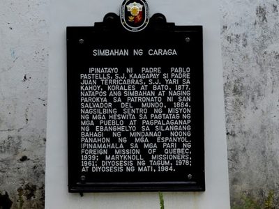 Church of Caraga historical marker