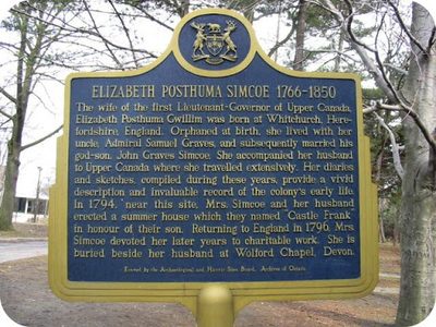 Elizabeth Posthuma Simcoe 1766-1850