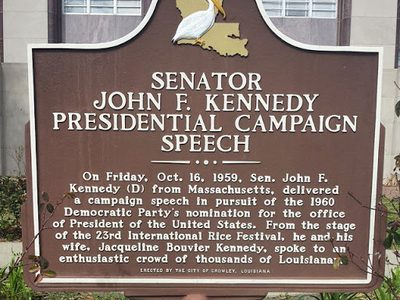 Senator John F. Kennedy Presidential Campaign Speech