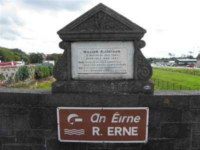 Allingham plaque, Ballyshannon