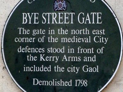 Bye Street Gate plaque, Hereford