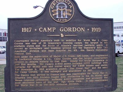 1917 * Camp Gordon * 1919