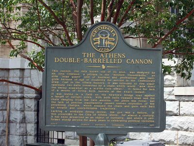 The Athens Double-Barrelled Cannon