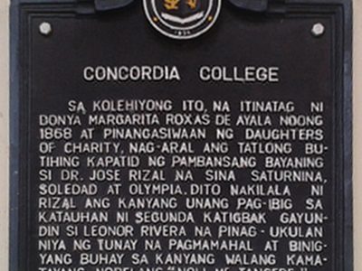 Concordia College historical marker