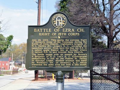 Battle of Ezra Church Right of 15th Corps