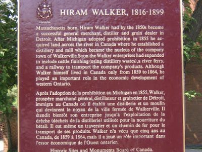Hiram Walker, 1816-1899