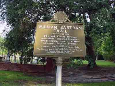 William Bartram Trail Traced 1773-1777